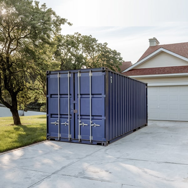 our residential storage containers are designed with ventilation to prevent moisture build-up